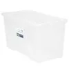 B&M Large Storage Box With Lid 110L - Clear -Furniture shop 284861 110l storage box with lid clear 2