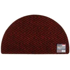 B&M Half Moon Indoor Chevron Doormat 40 X 70cm -Furniture shop 319759 Half Moon Indoor Chevron Mat 40x70cm 2