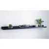 Lokken Wide Picture Shelf - Black -Furniture shop 320108 lokken wide picutre shelf black1