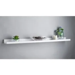 Lokken Wide Picture Shelf - White