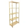 Lovon 5-Tier Pine Shelf