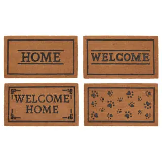 B&M Rubber & Coir Doormat - Paw Prints 4 B&M Rubber & Coir Doormat - Paw Prints - Image 2