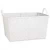 B&M Large Woven Basket - Beige -Furniture shop 326917 large woven basket white