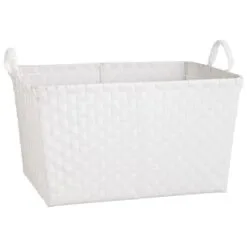 B&M Large Woven Basket - Beige