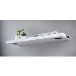 SKYE Alaska High Gloss Bluetooth Shelf - White