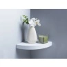 Lokken Corner Shelf - White