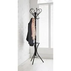 Spaceways Padstow Metal Coat Stand - Black