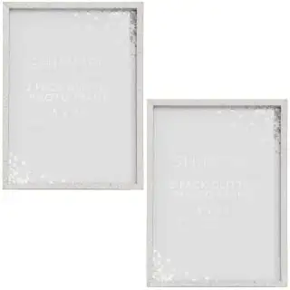 B&M Glitter Photo Frames 5 X 7" 2pk 5 B&M Glitter Photo Frames 5 X 7" 2pk - Image 3
