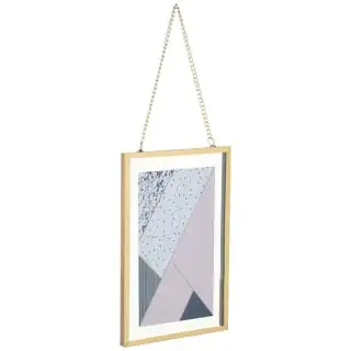 B&M Gold Hanging Picture Frame 4 X 6" 4 B&M Gold Hanging Picture Frame 4 X 6" - Image 2