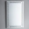 B&M Crushed Jewel Mirror - Silver 2 B&M Crushed Jewel Mirror - Silver -Furniture shop 345547 crushed jewel mirror