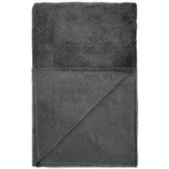 Simply Everyday Waffle Throw - Charcoal -Furniture shop 348798 simply waffle throw charcoal