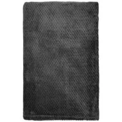 Simply Everyday Waffle Throw - Charcoal -Furniture shop 348798 simply waffle throw charcoal 3