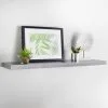 Lokken Floating Shelf 100cm - Grey -Furniture shop 356243 lokken grey floating shelf 100cm