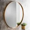 B&M Large Gold Mirror 80cm -Furniture shop 362597 large gold mirror