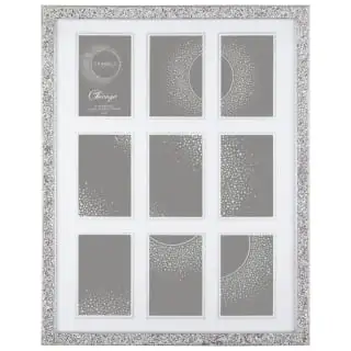 B&M Multi Aperture Jewel Photo Frame 9pc 3 B&M Multi Aperture Jewel Photo Frame 9pc