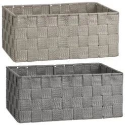 B&M Woven Storage Baskets 3pk - Silver -Furniture shop 365979 365978 3pk woven baskets group 2