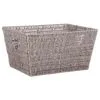 B&M Vannes Heart Cut Out Wicker Basket - Grey 1 B&M Vannes Heart Cut Out Wicker Basket - Grey -Furniture shop 366019 heart cut out wicker basket grey