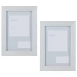 B&M Block Photo Frame 4 X 6" 2pk - Grey