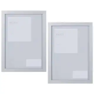 B&M A4 Block Photo Frame 2pk - Grey 3 B&M A4 Block Photo Frame 2pk - Grey