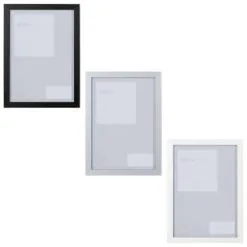 B&M A4 Block Photo Frame 2pk - Grey 9 B&M A4 Block Photo Frame 2pk - Grey -Furniture shop 367048 2pk block photo frame white