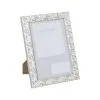 B&M Metallic Honeycomb Photo Frame 5 X 7" - Silver -Furniture shop 367052 metallic honeycomb photo frame 5x7 silver 2