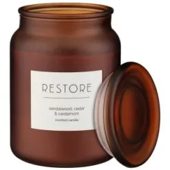 B&M Large Spa Scented Candle - Amber - Restore 8 B&M Large Spa Scented Candle - Amber - Restore -Furniture shop 368679 large spa candle restore 3