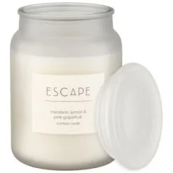 B&M Large Spa Scented Candle - White - Escape 8 B&M Large Spa Scented Candle - White - Escape -Furniture shop 368691 large spa candle escape 3