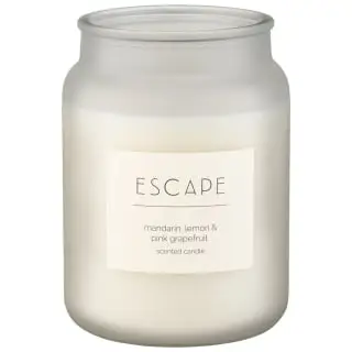 B&M Large Spa Scented Candle - White - Escape 4 B&M Large Spa Scented Candle - White - Escape - Image 2
