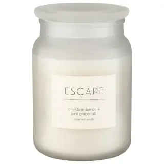 B&M Large Spa Scented Candle - White - Escape 3 B&M Large Spa Scented Candle - White - Escape