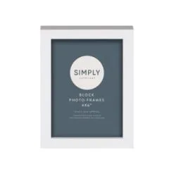 Simply Everyday 4 X 6" Block Frames 3pk - White -Furniture shop 370283 3pk simply everyday block frames 4x6 white 3