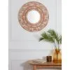B&M Swirl Cane Mirror - Natural -Furniture shop 370491 swirl cane mirror