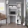 B&M Heinrich White Desk With Shelves -Furniture shop 370974 heinrich desk