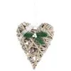 B&M Hanging Wicker Heart - White -Furniture shop 372613 wicker heart white