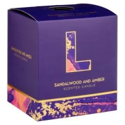 B&M Alphabet Candle (Assorted) - Sandalwood & Amber 18 B&M Alphabet Candle (Assorted) - Sandalwood & Amber -Furniture shop 372815 372816 372849 alphabet candle sandalwood and amber l