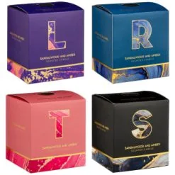 B&M Alphabet Candle (Assorted) - Sandalwood & Amber 17 B&M Alphabet Candle (Assorted) - Sandalwood & Amber -Furniture shop 372815 372816 372849 alphabet candle sandalwood and amber main