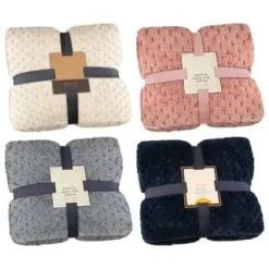 B&M Waffle Faux Fur Throw - Navy 11 B&M Waffle Faux Fur Throw - Navy -Furniture shop 372937 372948 372950 waffle faux fur throw group