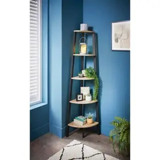 B&M Michigan Corner Ladder Shelf 3 B&M Michigan Corner Ladder Shelf