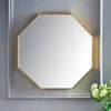 B&M Octagon Mirror - Gold 1 B&M Octagon Mirror - Gold -Furniture shop 374548 octagon mirror gold