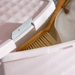B&M Waffle Clip Box 25.5L - Blush -Furniture shop 375471 blush 25 5l waffle clip box 4