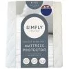 Simply Everyday Simply Anti-Bacterial Quilted Mattress Protector - King -Furniture shop 375786 simply everyday quilted super soft king mattress protector