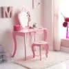 B&M Amelia Vanity Set With Stool & Mirror