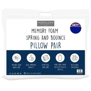 Downland Memory Foam Pillows 2pk 3 Downland Memory Foam Pillows 2pk