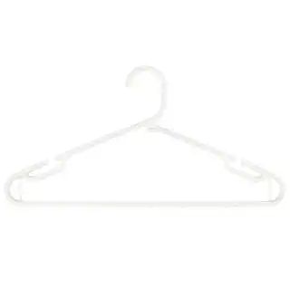 B&M Jumbo Hangers 10pk - White 3 B&M Jumbo Hangers 10pk - White