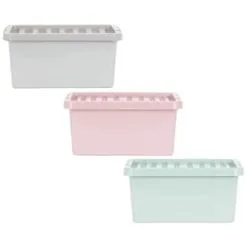 B&M Storage Box With Lid 11L - Dusty Pink 9 B&M Storage Box With Lid 11L - Dusty Pink -Furniture shop 377031 377033 377036 11l storage box group