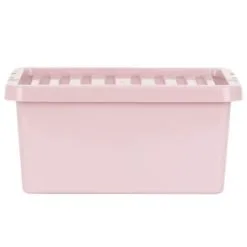 B&M Storage Box With Lid 11L - Dusty Pink 8 B&M Storage Box With Lid 11L - Dusty Pink -Furniture shop 377033 11l storage box dusty pink