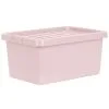 B&M Storage Box With Lid 11L - Dusty Pink 2 B&M Storage Box With Lid 11L - Dusty Pink -Furniture shop 377033 11l storage box dusty pink 3