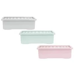 B&M Under Bed Storage Box 32L - Sage -Furniture shop 377037 377038 377040 under bed storage box 32l group 1