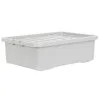 B&M Under Bed Storage Box 32L - Grey -Furniture shop 377037 under bed storage box 32l grey 2
