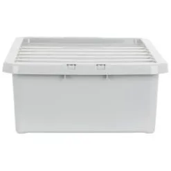B&M Under Bed Storage Box 32L - Grey -Furniture shop 377037 under bed storage box 32l grey