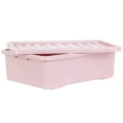 B&M Under Bed Storage Box 32L - Dusty Pink 8 B&M Under Bed Storage Box 32L - Dusty Pink -Furniture shop 377038 under bed storage box 32l dusty pink 4